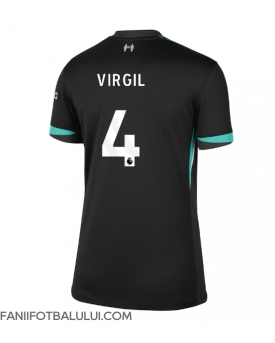 Liverpool Virgil van Dijk #4 Tricou Fotbal Replică 2024-25 Femei Deplasare